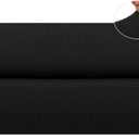 LURKA Stretch Oversized Sofa Slipcovers 1 Piece Couch Covers for 3 Cushion Couch Sofa Furniture Protector Full Sofa Covers with Elastic Bottom for Kids and Pet (X-Large, Black)