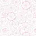 CiCiwind 17.3" x 197" Wallpaper Peel and Stick Floral Removable Self Adhesive Contact Paper Pink and White Modern Eco-Friendly Stick on Wall Paper Decorative Bathroom Bedroom Laundry Room Vinyl Rolls