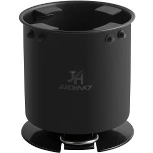 Stainless Steel Paddle Board Cup Holder, Multi-Functional SUP Cup Holder for Drink with Action Mount (Black), Inflatable Stand Up Paddle Board Accessories Fits Large Water Bottle