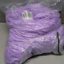 Mr. Sandman Shaggy Faux Fur Sherpa Weighted Blanket 15 lbs for Adult, Soft Luxury Fuzzy Long Fur Heavy Blanket Throw for Twin/Full Size Bed and Couch - 48"72", Light Purple