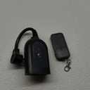 SURNICE Timer Outlet Waterproof, Dusk to Dawn Light Sensor Outdoor Light Timer with 2 Grounded Electrical Sockets for Lights, 260 Feet Range, 15A 1/2HP, FCC and ETL Listed