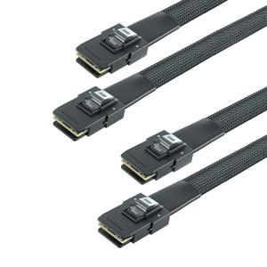 ipolex Internal Mini SAS SFF-8087 to SFF-8087 Cable, 6Gbps SAS 2.0, for RAID Controllers, PCIe HBAs & Server Backplanes, 0.5-m(1.64ft), 2 Pack (8087-8087, 2PCS)