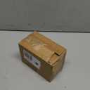 Qunclay 6 Pcs 2x3 3x2 Christmas Brass Picture Frame Ornaments Xmas Metal Double Glass Hanging Photo Frame with Metal Chain for Christmas Tree Decorations(Gold)