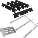 Grill Parts for Weber Spirit II & GS4 Spirit II 300 Series with Front Control Model Year 2017 and Newer, 15.3" Upgraded 7636 Flavorizer Bars, 67060 Heat Deflector, 69787 Grill Burner