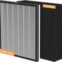FURGO HA-360 Air Purifier Filter Replacement Set - 1 True HEPA Filter & 6 Activated Carbon Pre-Filters - Captures 99.5% of Pet Hair, Odors, Pollen, and Allergens - Compatible HA-360