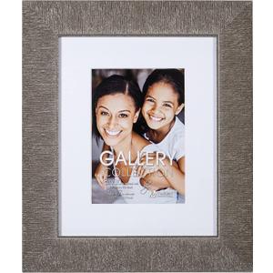 Malden International Designs Tribeca Textured Gray 5x7/8x10 Matted Frame