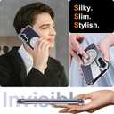 for Samsung Galaxy A17/A26 5G 2024 Phone Case with Screen Protector 360 Rotatable Ring Holder Kickstand/Stand [Non Yellowing] Transparent 4 Corners Shockproof Protective Cover Case - Crystal Clear