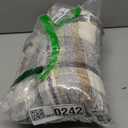 EVERGRACE Plaid Chenille Throw Blanket for Couch, Super Soft Cozy Decorative Farmhouse Plaid Throw with Tassels, Lightweight Chenille Knit Throw for Bed Sofa Gift Home Decor, Grey & Beige 50"x60"