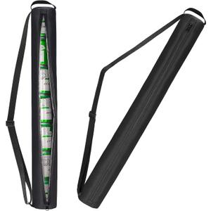 Beer Sleeve for Golf Bag,7-Can Insulated Cooler Sleeve, Beer Drink Accessories Sling Cooler Fits Most Golf Bags Styles and Types (BLACK)