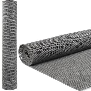 GL Non Slip Drainage Mats PVC Pool Floor Mat 0.23'' Thick Outdoor Indoor Parking Space Mat for Bathroom Garage Basement Backyard Commercial Kitchen (Gray, 3FTX5FT)