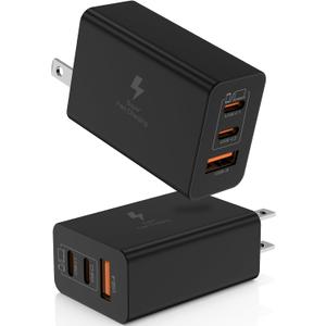 USB C Charger Block,100W GaN Super Fast Charging Station Hub,USB C Cube Plug,65W Type C Power Adapter Brick Box for MacBook Pro/Air,iPad,Apple iPhone 17 16 15 Pro Max,Samsung Galaxy S26+ S25 S24 Ultra