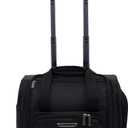 TPRC 15 Underseat Carry-On Luggage Airline Approved Personal Item with USB Charging Port, Black, Underseater 15-inch
