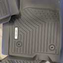 OEDRO Floor Mats & Cargo Mat Fit for 2021-2025 Chevrolet Suburban / 2021-2025 GMC Yukon XL 7-Seater, TPE All Weather 3 Row Floor Liners and Cargo Liners, Black