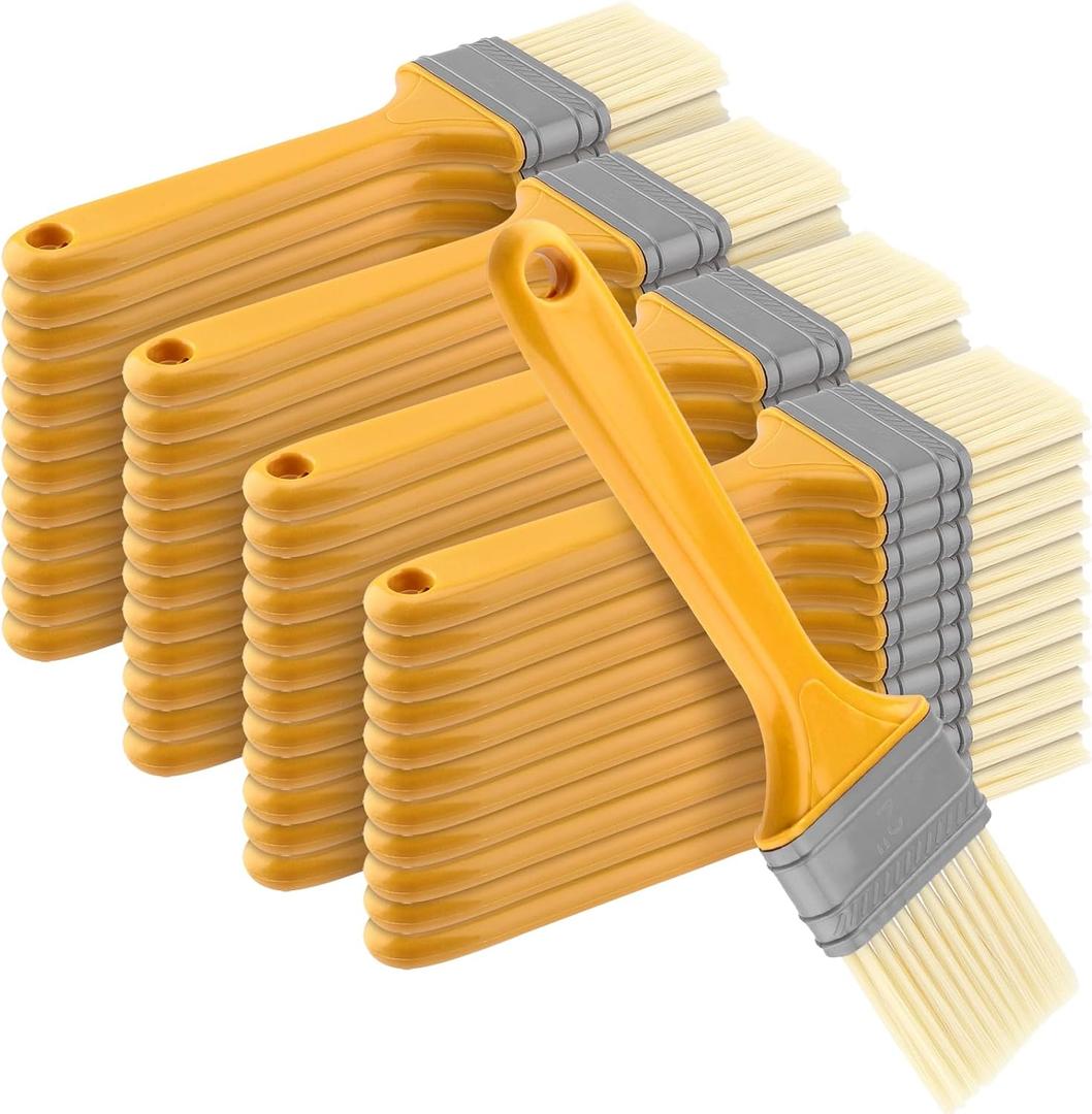 50 PCS 2 Inch Paint Brushes, Plastics Chip Brushes, Efficient Nylon Paint Brushes, Household Nylon Paint Brush for Painting, Cleaning