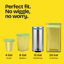 Glad ForceFlex MaxStrength Kitchen Trash Bags, 13 Gal, Bahama Bliss Febreze, 90 Ct (Pack May Vary)