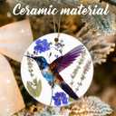 2 x Hummingbird Ornament, Christmas Ornaments: Christmas Tree Decorations, Holiday Decor, Stocking Stuffers, Gift Ideas, Xmas Gift, Hummingbird Lover Gifts & Gifts for Women