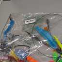 Oziral Cat Feather Toys, 10PCS Toys with Super Suction Cup, 2PCS Detachable Wand & 6PCS Replacement Teaser Refills, Interactive Indoor Cat Play