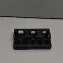 Insulin & Peptide Vials Storage Holder, 30ml Vial Holder & Peptide Vial Organizer, Fridge Organization 3ml 5ml, 10ml, 20ml and 30ml, 3D Printed Peptide Case for Fridge (Black)