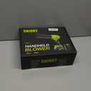 Leaf Blower Cordless with Battery and Charger, 980,000 RPM, Extended Nozzle, Lightweight Handheld,Blower for Patio Cleaning,Leaves and Dust,Birthday Gifts for Men Dad Husband (Green)