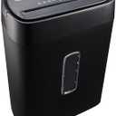 Bonsaii Amazon Basics Cross Cut Paper and Credit Card Shredder, 12 Sheet (New Model), Black