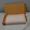 Kitsure Bamboo Bread Box Single Layer Kitchen Countertop Storage Organizer Natural Brown (1-Tier)