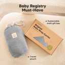 KeaBabies Baby Wrap Carrier - All in 1 Original Baby Carrier Newborn to Toddler Sling, Easy to Wear, Hands Free Bonding, Lightweight, Breathable Infant Wraps, 7-35 Lbs (Classic Gray)
