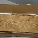 Wood Floating Shelves,Rustic Wood Wall Shelves for Bathroom Living Room Bedroom Kitchen Farmhouse Laundry Room Set of 2,Handmade-Thickened Wall Shelf (Golden Oak, 24''x8''x1.5'')