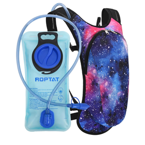 Roptat Hydration Backpack Pack with 2L Hydration Bladder - Lightweight Water Backpack Water Pouch for Women Men Running Riding Biking Music Festival