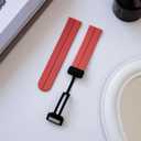 Magnetic Watch Band 22mm 20mm 19mm 18mm 16mm With Quick Release Soft Silicone Sport Watch Band for Men Women, Magnetic Silicone Replacement Strap