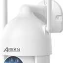 ANRAN 2026 Limited 2K Wireless Outdoor Security Camera, 5Ghz PTZ Home Security Camera with 360 View and Auto Motion Tracking,2.4G WiFi Dome Surveillance Camera,Spotlight Siren,Night Vision,Audio