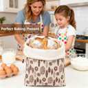 2 Pack Reusable Beeswax Bread Bags for Homemade Sourdough, XL 17"x13" Organic Cotton Food Storage Bags, Freezer-Friendly & Freshness Preservation Eco-Friendly Gift