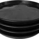 Plant Saucer 22 Inch, 4 Pack Heavy Duty Large Plant Tray for Planter Pot, Plastic Flower Pot Saucers Drip Water Trays for Indoors and Outdoors (22 Inch)
