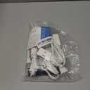 DEWENWILS 3 Foot Extension Cord, 16 AWG SPT-2 Power Cable for Indoor Use, 2 Prong Outlets Plugs for Christmas Decor and Lights, NEMA 5-15P to NEMA 5-15R, White, ETL Listed, 3 Pack