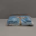 Premium Kitchen Towels (20”x 28”, 6 Pack) | Large Cotton Dish Towels | Flat & Terry Highly Absorbent Kitchen Linen Set with Hanging Loop | Teal Check