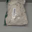 jinchan Linen Tier Curtains with Attached Valance for Kitchen Windows 36 Inch Length Farmhouse Cafe Curtains for Small Windows Light Filtering Rustic Short Drapes for Bathroom Laundry 2 Panels Beige (Rod Pocket Crude)