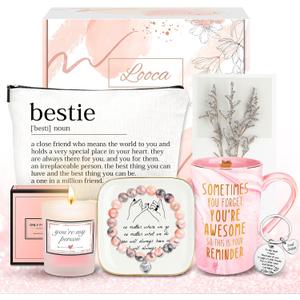 Best Friend Birthday Gifts for Women Friendship Gifts for Women Friends Unique Bestfriend Birthday Gift for Woman Bestfriend gift Ideas for Bestie BFF Soul Sister - Mug, Keychain, Candle, Bracelet Best Friend Birthday Gifts for Women Friendship Gifts for Women Friends Unique Bestfriend Birthday Gift for Woman Bestfriend gift Ideas for Bestie BFF Soul Sister - Mug, Keychain, Candle, Bracelet