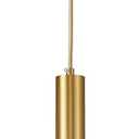 Lmpara colgante de cristal mbar, 7.87 pulgadas, moderna Haning, luces colgantes para cocina, isla, comedor, dormitorio