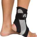 Aircast A60 Ankle Support Brace, Right Foot, Black, Small (Shoe Size: Men's 4-7 / Women's 5-8.5) (Small (Pack of 1))