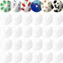 Flutesan 50 Pieces Blank Cds Clear Aesthetic Clear CD for Painting Wall Decor Transparent Round Circle Disc for DIY Crafts Ornament Living Room Bedroom Decoration Party Supplies