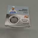 MR.SIGA Kitchen Sink Strainer, Stainless Steel Sink Drain Strainer, Dishwasher Safe, Outer Diameter 4.4 inch/11.2cm, Inner Diameter 3 inch/7.6cm, Pack of 2