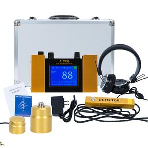 Water Leak Detector, Underground Water Pipe Leakage Monitor with Digital Display & Earphone & Carrying Case for Water Leakage Detection Construction Pipelines (US Plug)