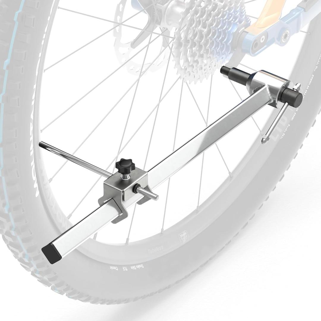 Bike Derailleur Hanger Alignment Gauge Tool, Bicycle Wheel Straightening Tool, 304 Stainless Steel Bike Repair Maintenance Tool for MTB Road Bike, 20-29 Wheel