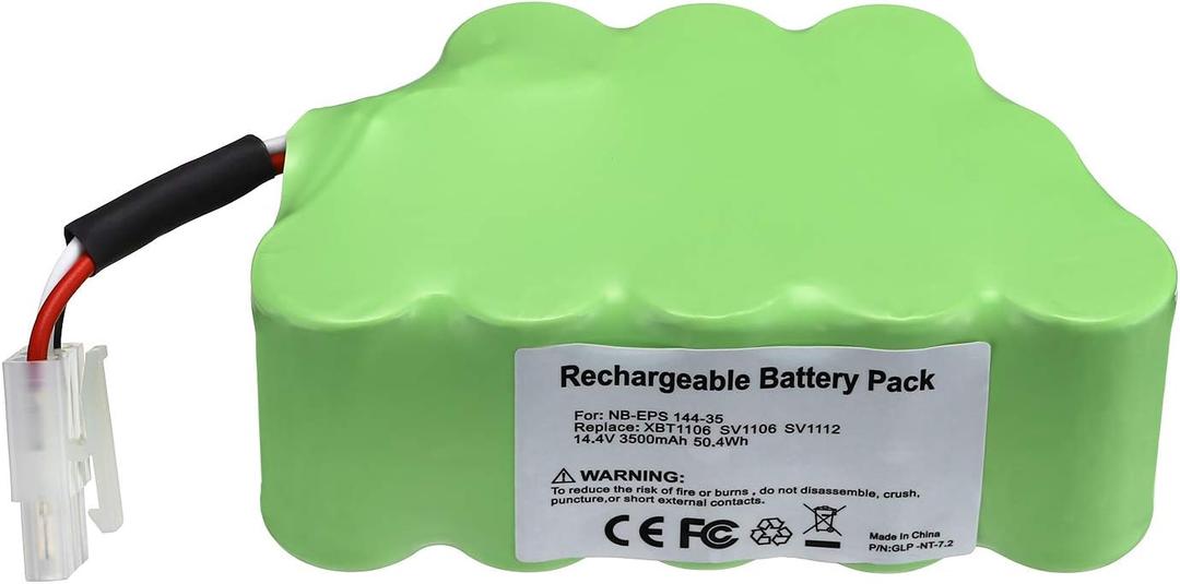 14.4V 3500mAh Replacement for Shark Vacuum Battery, Compatible with Shark Battery XBT1106 SV1106 SV1112 Freestyle Navigator Cordless Stick Vacuum XB1100 SV1100 SV1107 Ni-MH Battery