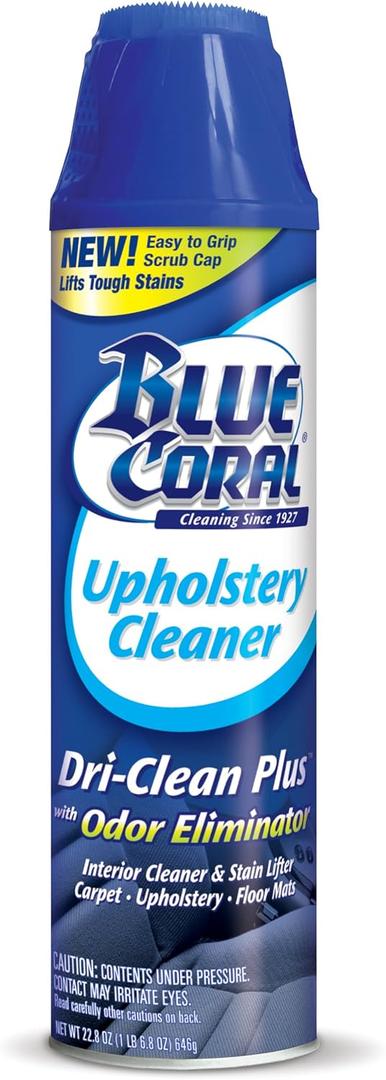 Blue Coral DC22 Upholstery Cleaner Dri-Clean Plus with Odor Eliminator, 22.8 Ounce