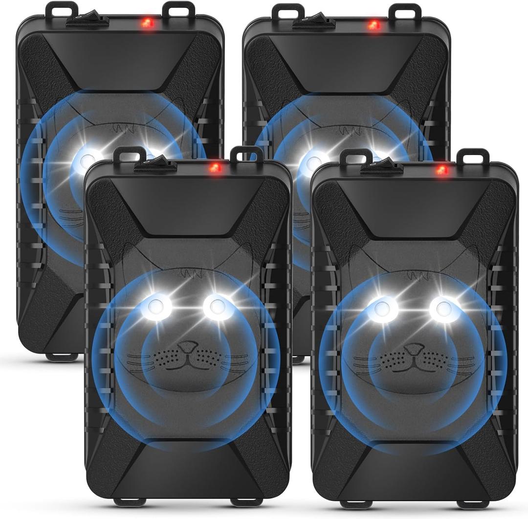 2026 Upgraded Rodent Repellent for Car Engines, Ultrasonic Mouse Repellent Plug-in, Battery Operated Car Rodent Repellent Under Hood, Keep Mice Rat Squirrel Out of Car, Attic, Garage, Barn,4 Pack