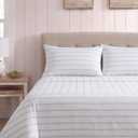 Nautica - Twin XL Cotton Percale Sheet Set with Matching Pillowcase