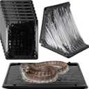 Qualirey 8 Pack Large Snake Glue Trap, 11.8" x 10" Snake Traps for Mice Rats Cockroaches Spiders, Non Toxic Large Rat Trap, Pre Scented, Adhesive Glue Boards for Home Garden Yard, Pet Safe Easy to Use