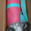 VOFiTNY Inflatable Gymnastics Air mat Tumbling Track with Air Barrel Octagon Mat with Pump for Home/Gym