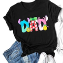Dad Shirt Mom Shirt Comic Film Tee Women Family 2025 Matching Shirts Adventure Trip Clothes Summer Travel Tops, 2XL