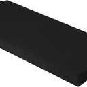 idee-home Outdoor Bench Cushion Waterproof, Bench Cushions for Outdoor Furniture, Patio Porch Swing Replacement Seat Pad with Ties for Garden Backyard, 59 x 18 Inch Black
